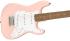 037-0121-556 Squier by Fender Mini Stratocaster Electric Guitar Shell Pink 0370121556